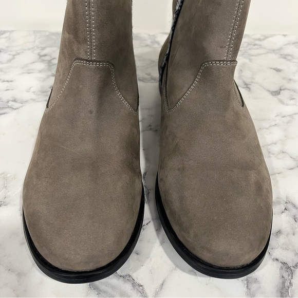 Fortress of Inca tan leather slip on ankle boots black Peruvian woven detail 9 - Picture 5 of 11